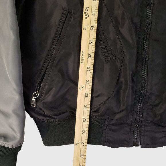 Vintage Harley-Davidson Bomber Jacket With Embroidered Logos Zip Pockets Mens M - Picture 8 of 12